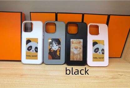 Phone Case with changeable back photo NFC connected