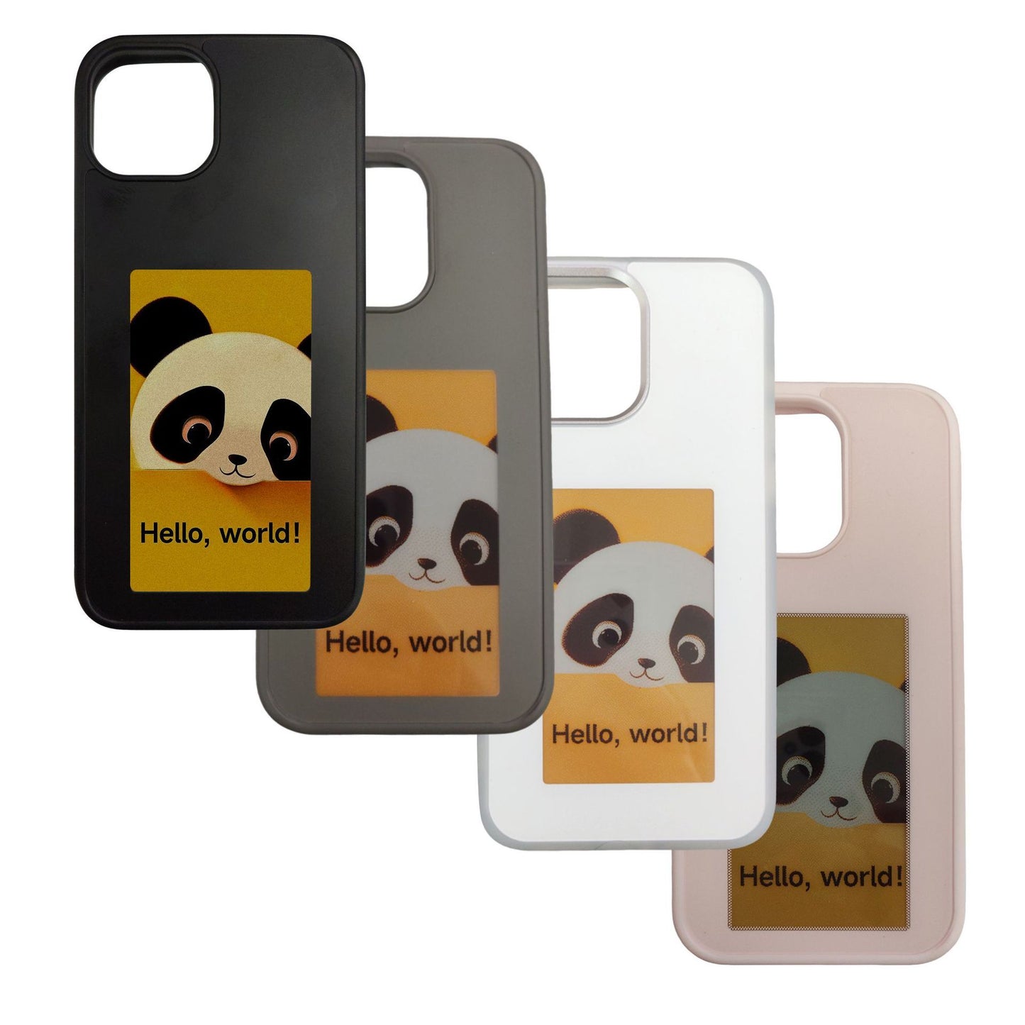 Phone Case with changeable back photo NFC connected